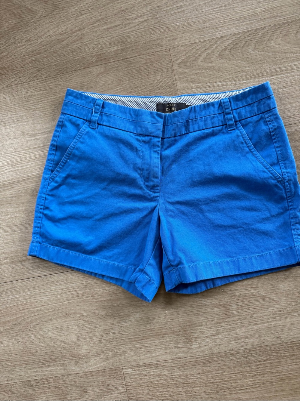 J. Crew Vibrant Blue Chino Shorts